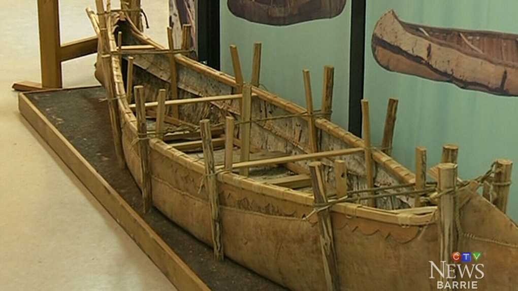 CTV Barrie: Canoe exhibit opens