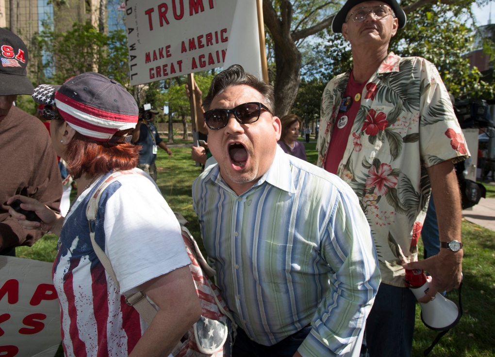 Trump protest Anaheim
