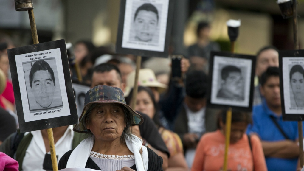 Families protest over missing Mexico students case