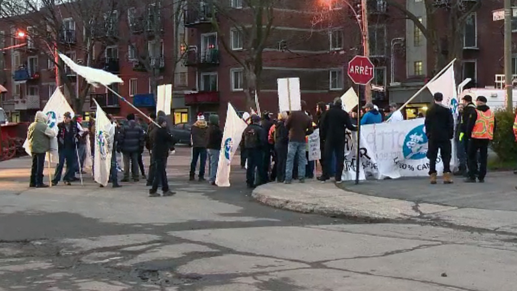 Dairy farmers protest in NDG