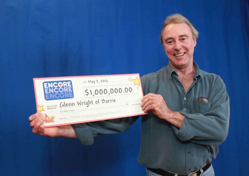 Glenn Wright lotto winner