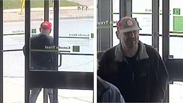 Image of suspect in New Hamburg bank robbery   