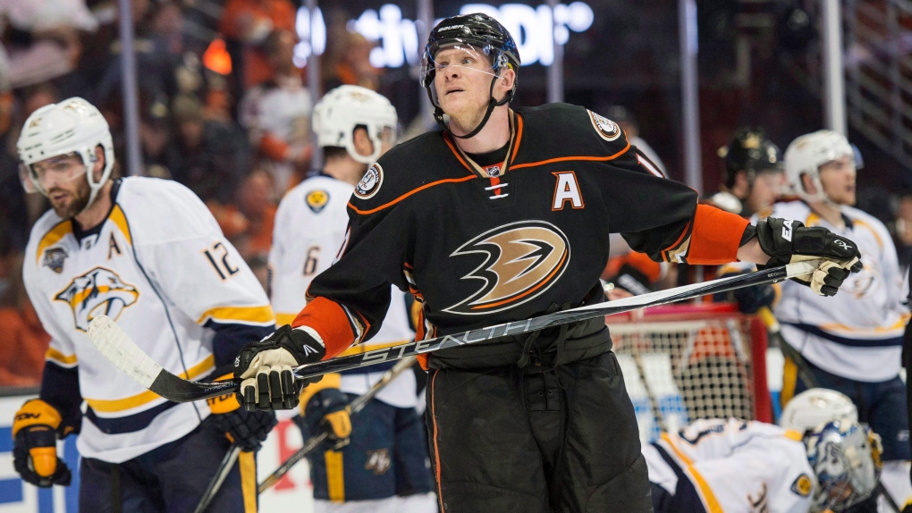 Anaheim Ducks' right wing Corey Perry