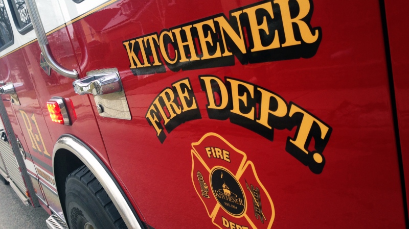 A Kitchener Fire Department truck is pictured in a file photo. (Dan Lauckner / CTV Kitchener)