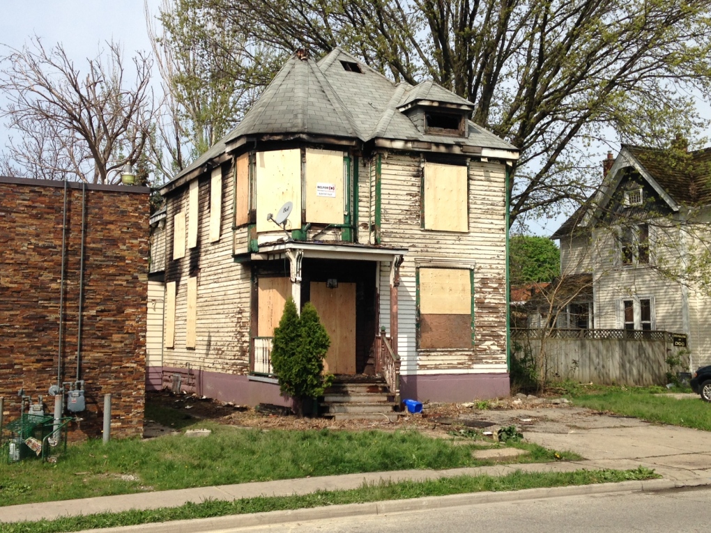 A vacant home on Church Street set ablaze 
