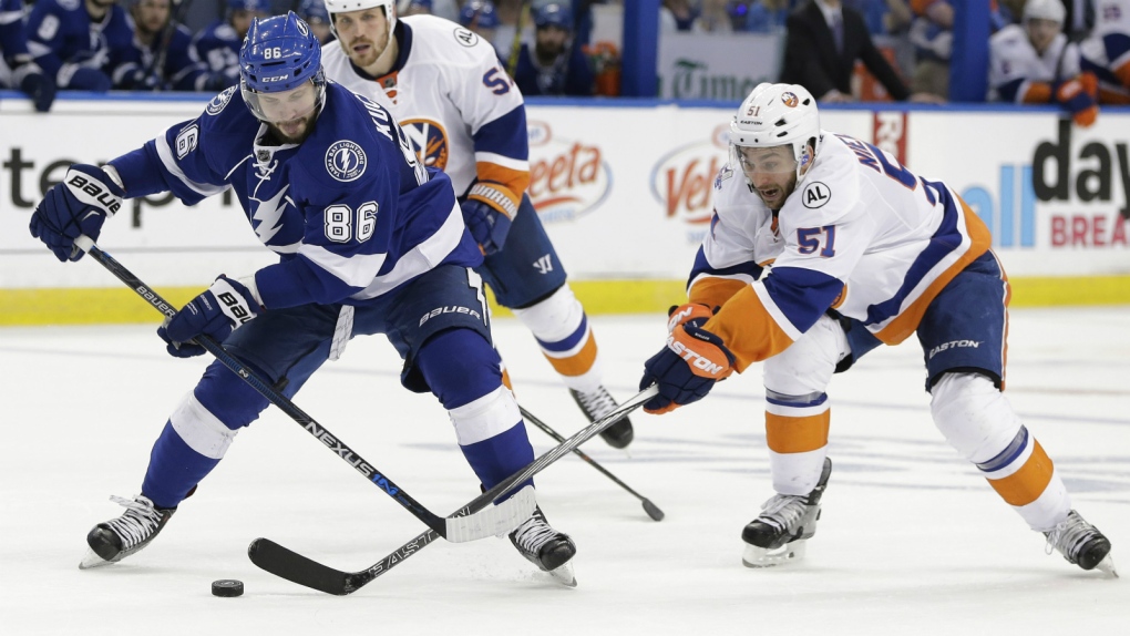 Lightning oust Islanders in five games to advance to 3rd round | CTV News