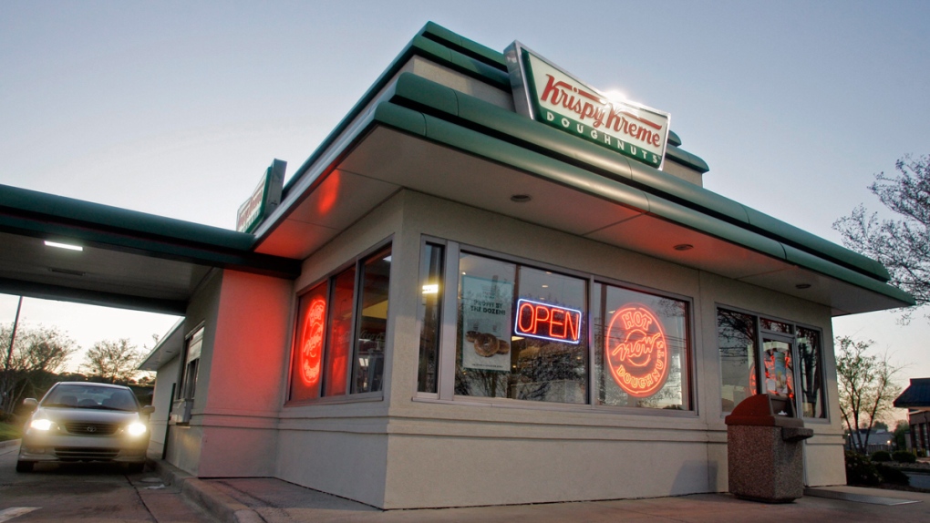 A Krispy Kreme store in Matthews, N.C.