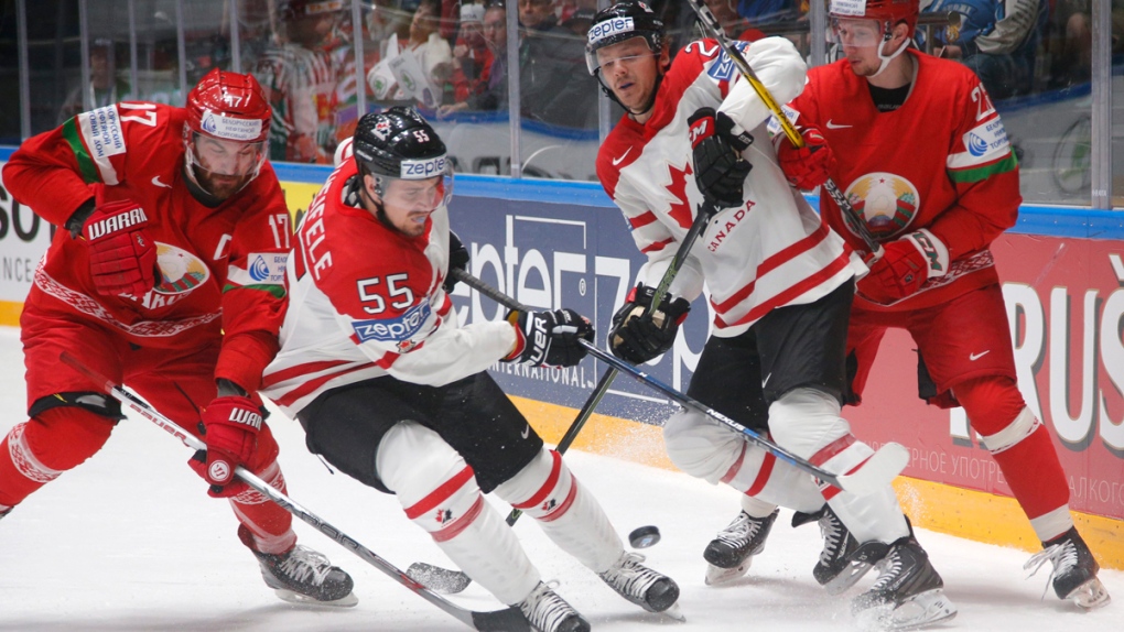 Canada, Belarus at the Hockey World Championships