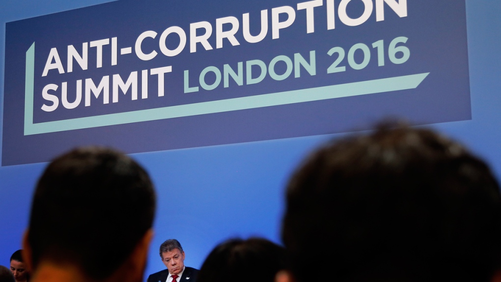 At the Anti-Corruption Summit in London
