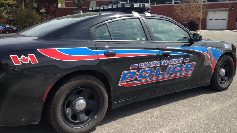 A cop car with the Chatham-Kent Police Service is shown in the file photo. (Chris Campbell/CTV News Windsor)
