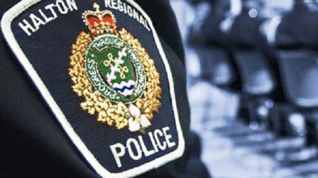 A Halton Police crest is seen here in this file photo.