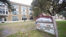 Police investigated a potential threat to Northern Secondary School Friday morning. (Fred Lum/The Globe and Mail)
