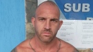 Steven Douglas Skinner is shown after being arrested in Playa El Yaque, on Margarita Island in Venezuela. (THE CANADIAN PRESS / HO - CICPC)