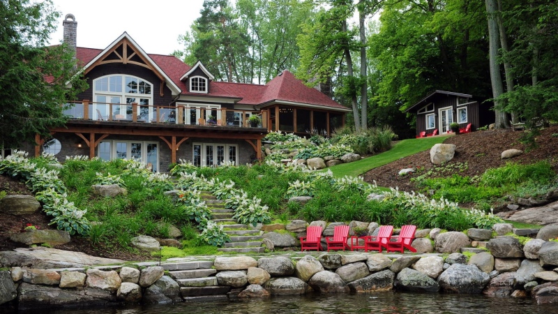 Wendel Clark's Muskoka cottage is shown in this photo posted to AirBnB. Clark will rent the cottage out this summer with all proceeds going to the Heart and Stroke Foundation of Canada.