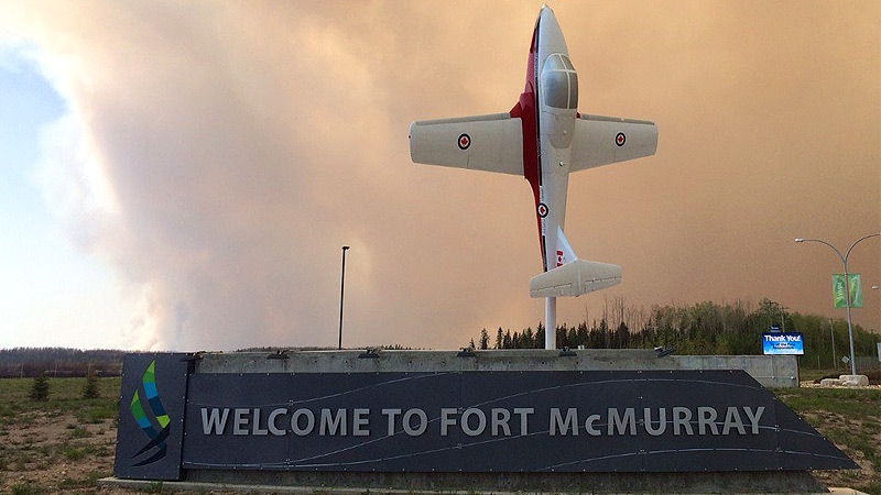 Fort McMurray welcome sign