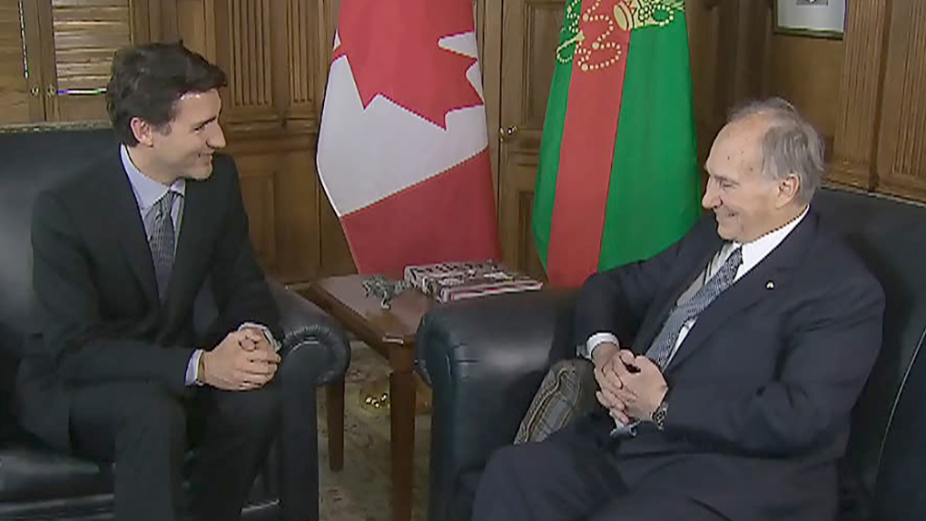 PM Trudeau meets with the Aga Khan