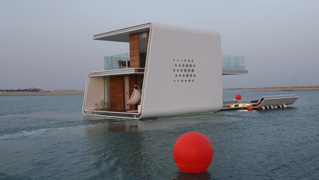Mock-up of the Floating Seahorse home