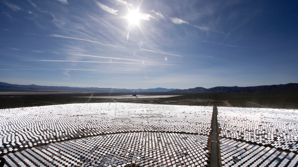 mirrors-blamed-for-fire-at-world-s-largest-solar-plant-in-nevada-ctv-news