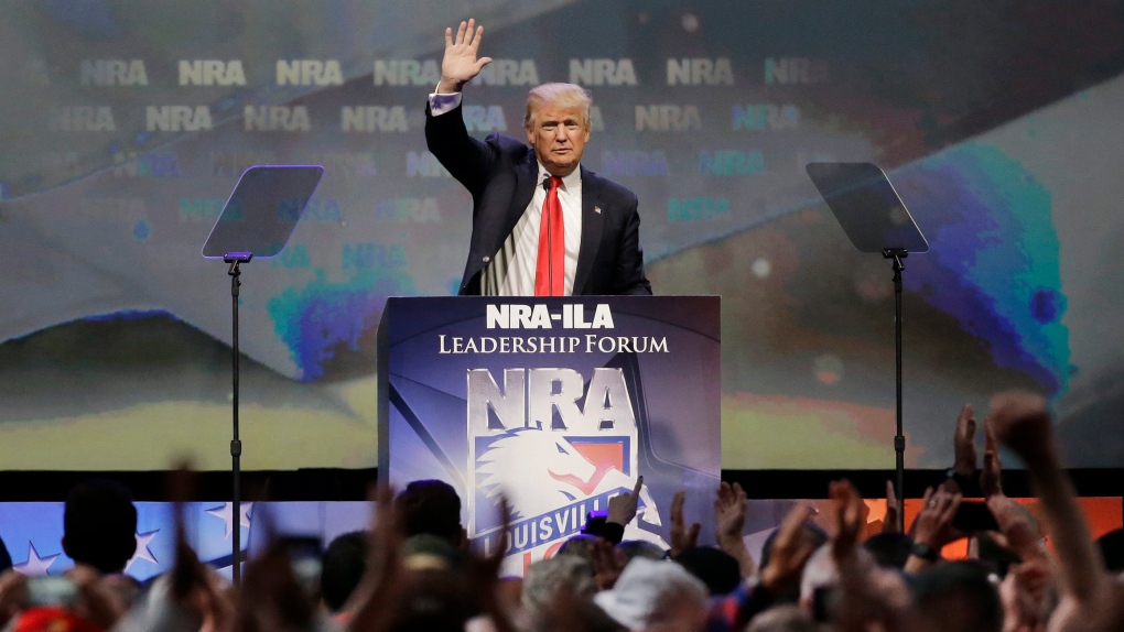 Donald Trump endorsed by NRA