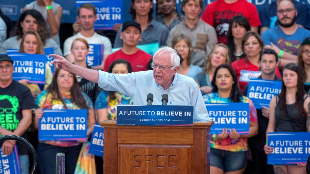 Sen. Bernie Sanders in Santa Fe, New Mexico