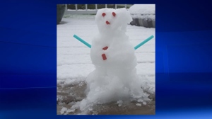 May long weekend snowman 2016 - Airdrie