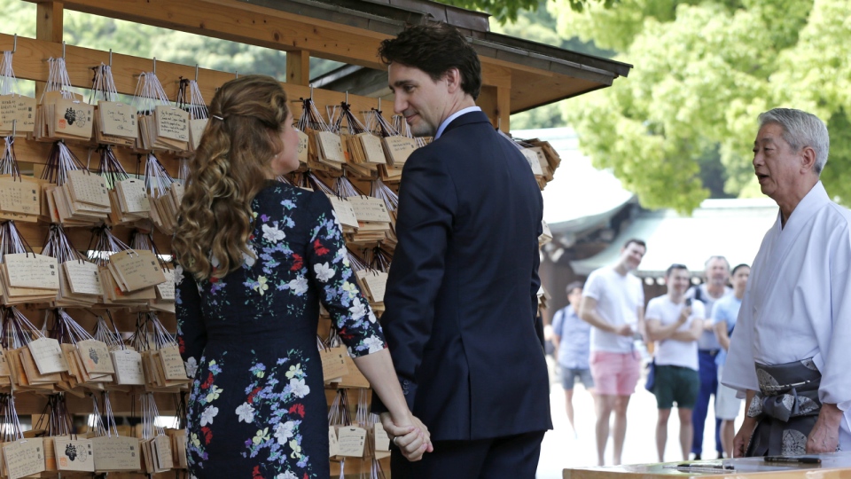 Trudeau to take day off during Japan  trip for wedding  