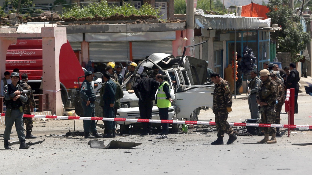 Suicide attack targets bus in Kabul