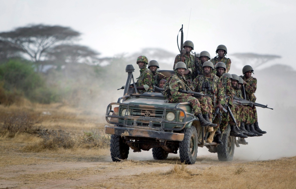 Kenya army soldiers 