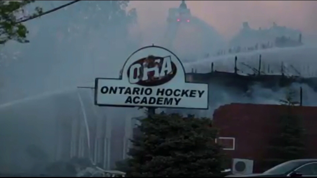 Fire at Ontario Hockey Academy