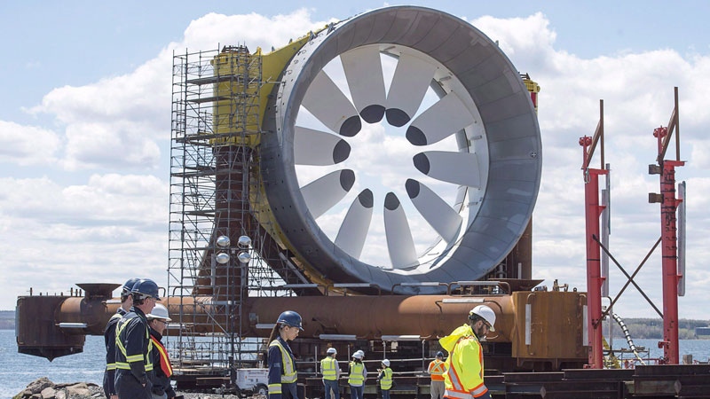 A turbine for the Cape Sharp Tidal project