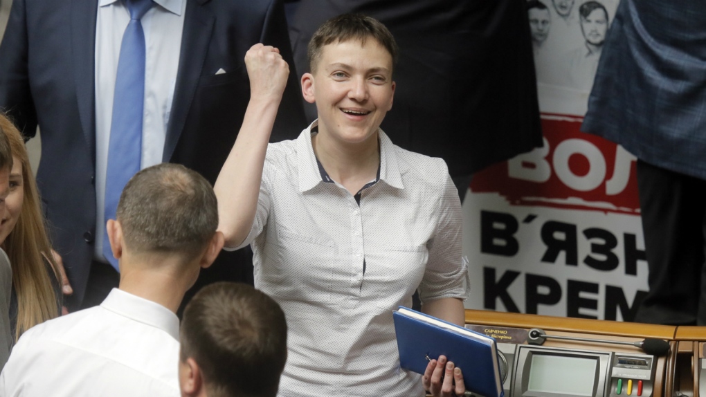 Nadiya Savchenko sworn in as lawmaker