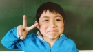 Seven-year-old Yamato Tanooka, who was found safe nearly a week after he was abandoned in the forest by his parents in Nanae, Hokkaido, northern Japan is seen in this undated photo released Friday, June 3, 2016. (Hamawake Elementary School / Kyodo News)