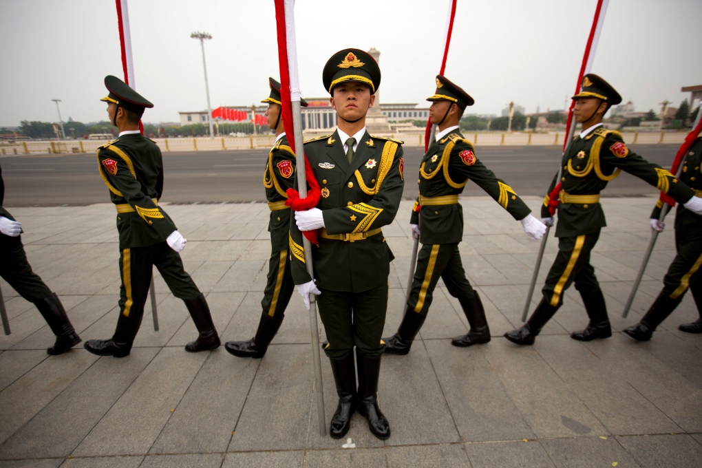 China's honour guard 