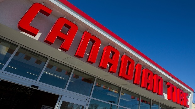 The entrance to a Canadian Tire store is photographed. (THE CANADIAN PRESS IMAGES/Lars Hagberg)