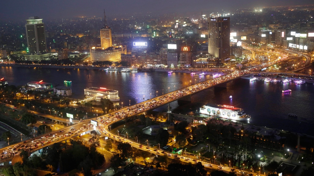 Rush hour traffic in Cairo, Egypt