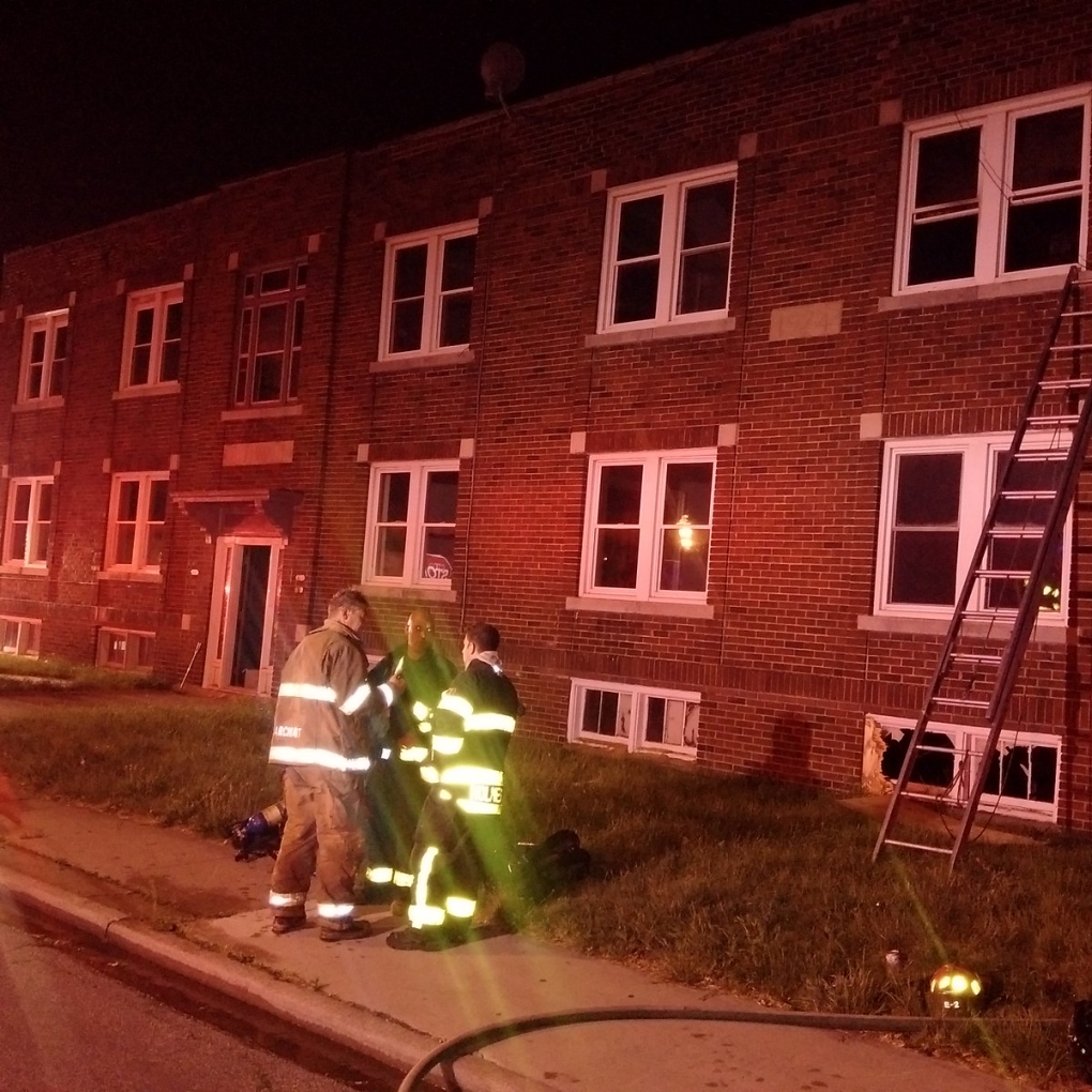 Erie Street apartment fire