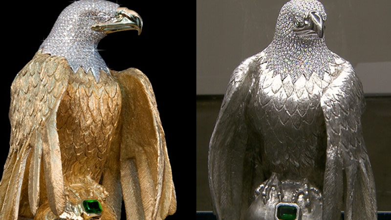 Gold and silver eagles