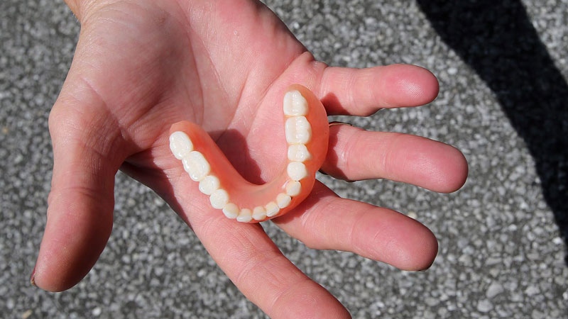 clay model of teeth