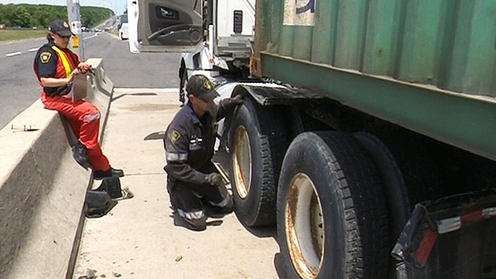 CTV Barrie: Transport truck report