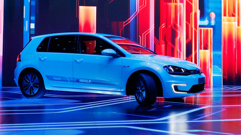 Volkswagen unveils the e-Golf Touch electric car