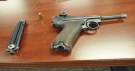 Luger DWM 9mm seized by London Police on June 16, 2016