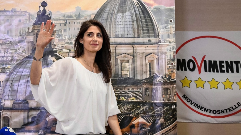 Rome's Mayor Virginia Raggi of the 5-Star Movement