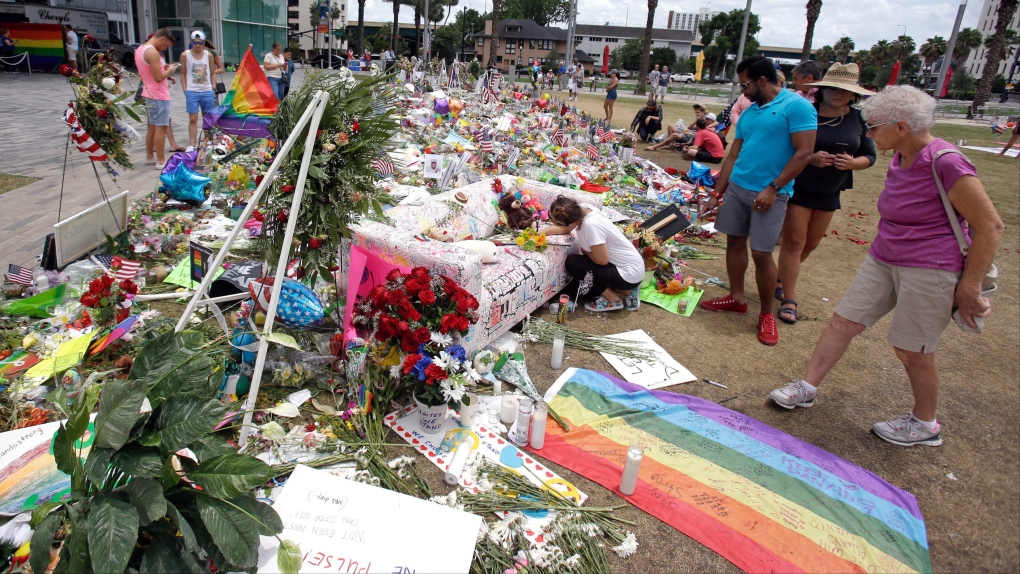 Memorial for Orlando shooting victims