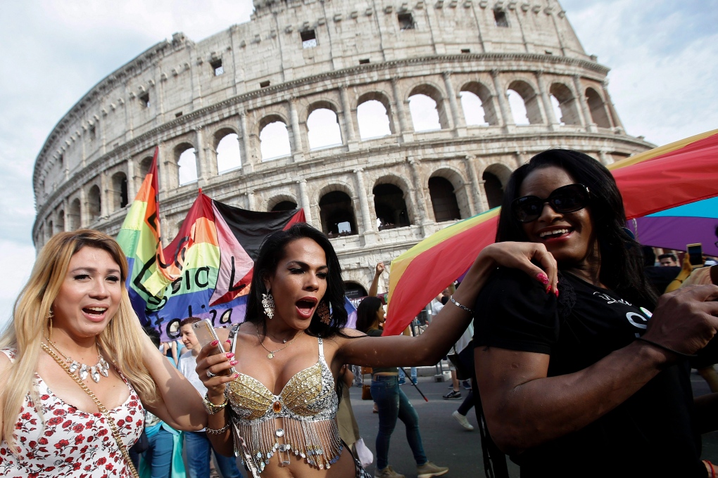 Gay Pride parade in Rome