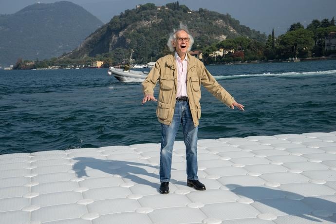 Floating piers by artist Christo