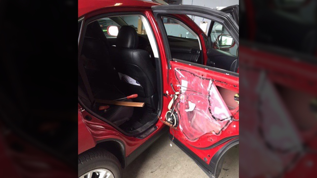Bear destroys car for protein bar in Vancouver