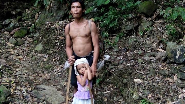 blind farmer and daughter