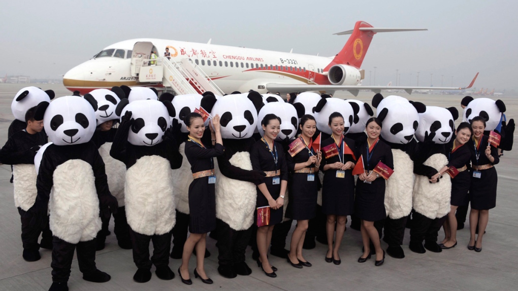 Chengdu Airlines ARJ21-700 plane