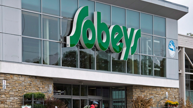 A Sobeys grocery store owned by Empire Co. Ltd. is seen in Halifax on Thursday, Sept. 11, 2014. (File / THE CANADIAN PRESS)