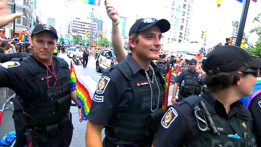 Toronto police at Pride 